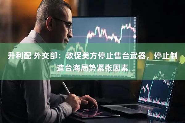 升利配 外交部：敦促美方停止售台武器，停止制造台海局势紧张因素