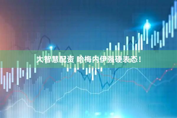 大智慧配资 哈梅内伊强硬表态！